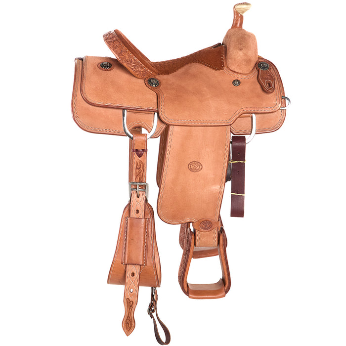 Tomahawk 14in 1/16 Breed Quilted Seat Team Roper