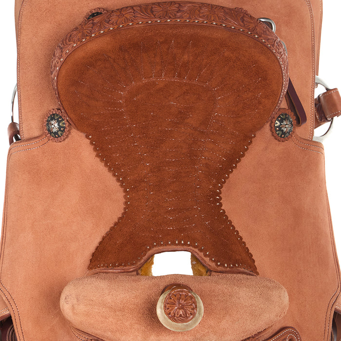 Tomahawk 14in 1/16 Breed Quilted Seat Team Roper