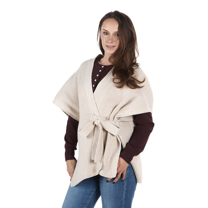 Thml Clothing Women's Tie Cream Cardigan