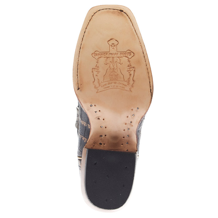 Tanner Mark Boots Women`s Caiman Belly Print 14In Gold Top Boot