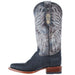 Tanner Mark Boots Women`s Black Stingray Print 13 In Toscana Blue Top Cowgirl Boot