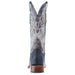 Tanner Mark Boots Women`s Black Stingray Print 13 In Toscana Blue Top Cowgirl Boot