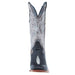 Tanner Mark Boots Women`s Black Stingray Print 13 In Toscana Blue Top Cowgirl Boot