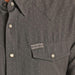 Panhandle Mens Charcoal Geo Print Shirt