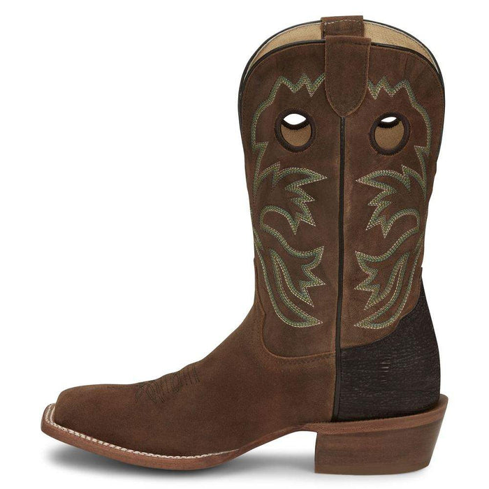 Tony Lama Men's Hudson 11in Shaft Wide Square Toe Western Boot