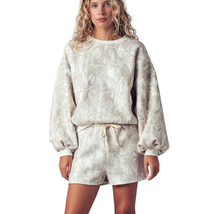 Trend:Notes Women's Khaki Chill Weekend Camo Set