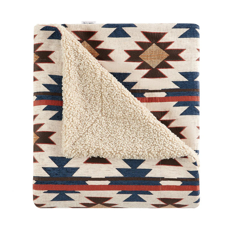Hiend Accents Mariella Chenille Teddy Backed Throw