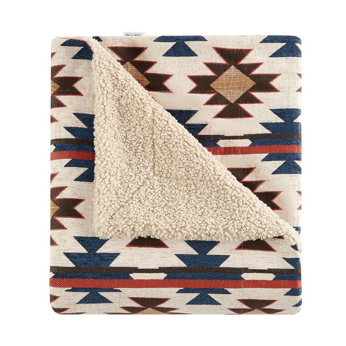 Hiend Accents Mariella Chenille Teddy Backed Throw