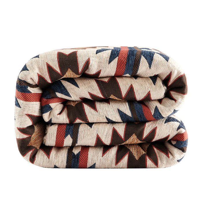 Hiend Accents Mariella Chenille Teddy Backed Throw
