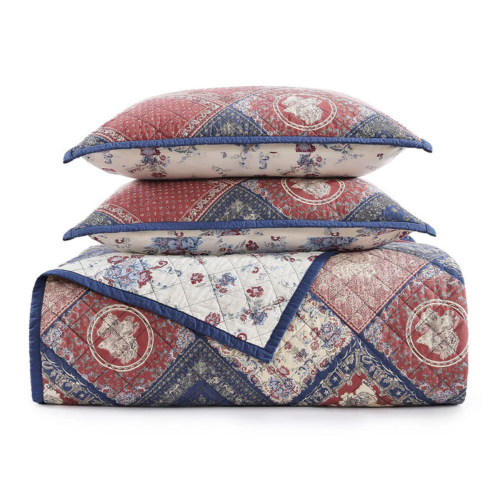 Hiend Accents Patchwork Bandana Quilt Set