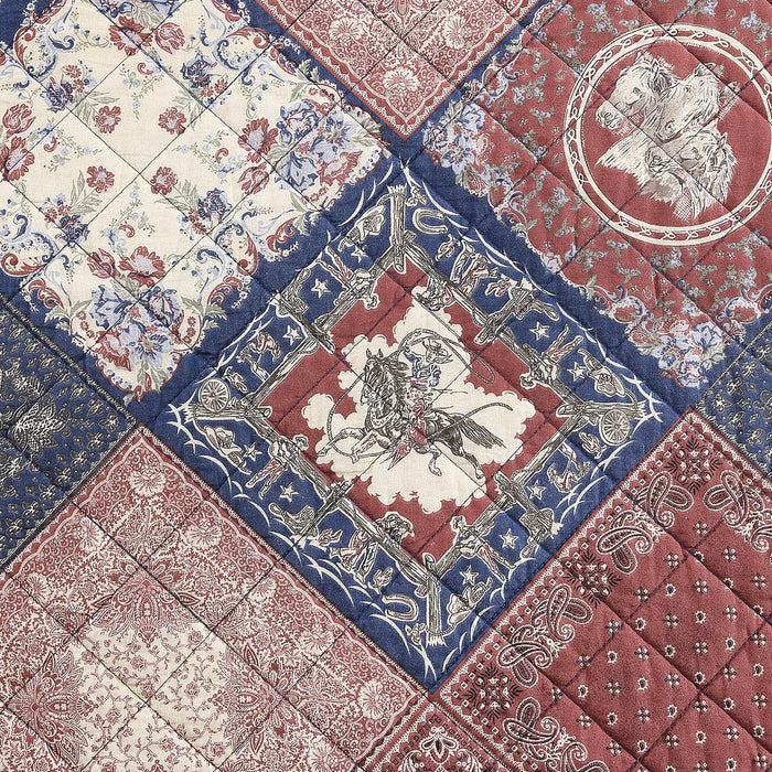 Hiend Accents Patchwork Bandana Quilt Set
