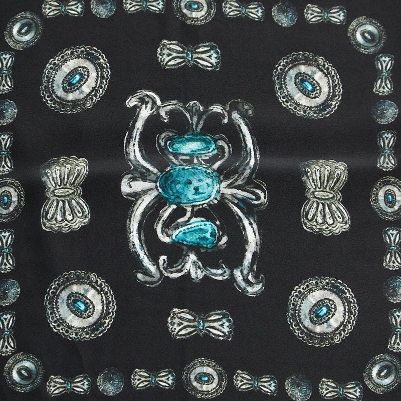 Fringe Scarves Turquoise Concho Shorty