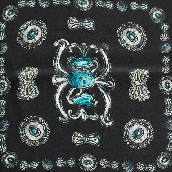 Fringe Scarves Turquoise Concho Shorty