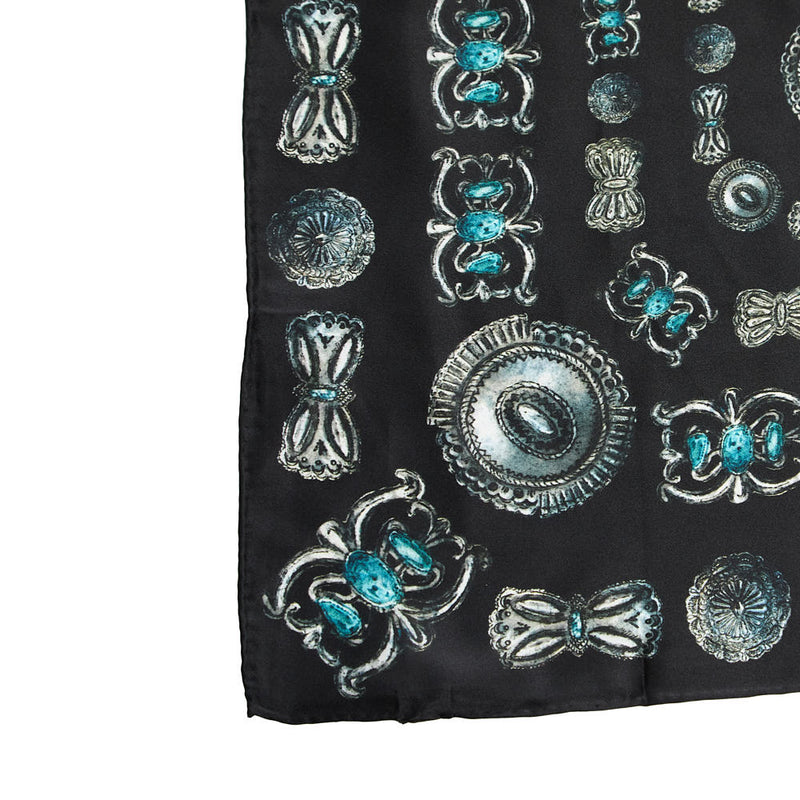 Fringe Scarves Turquoise Concho Shorty