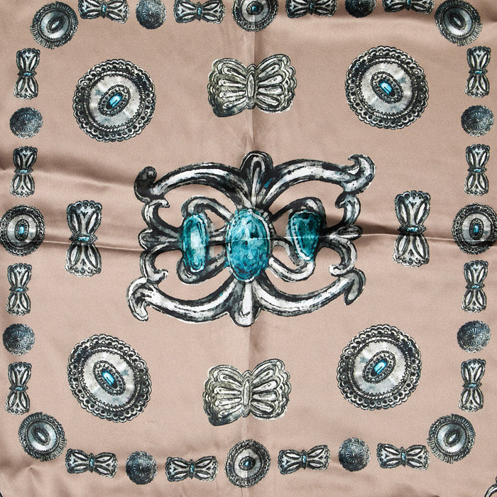 Fringe Scarves Turquoise Concho Pink Long Tall