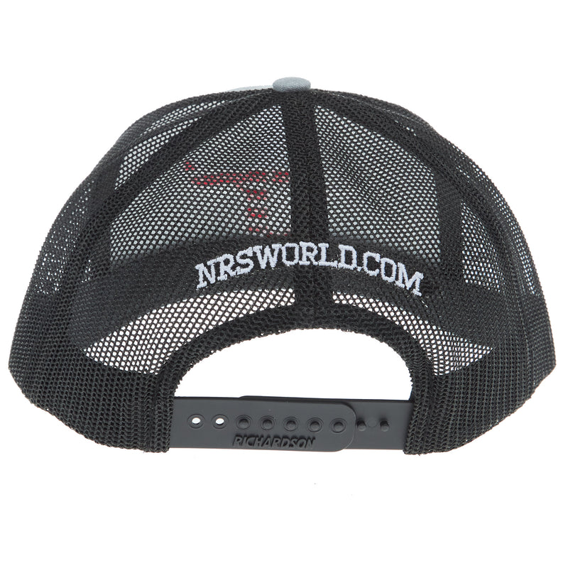 NRS Teamroper Grey and Black Flag Logo Cap
