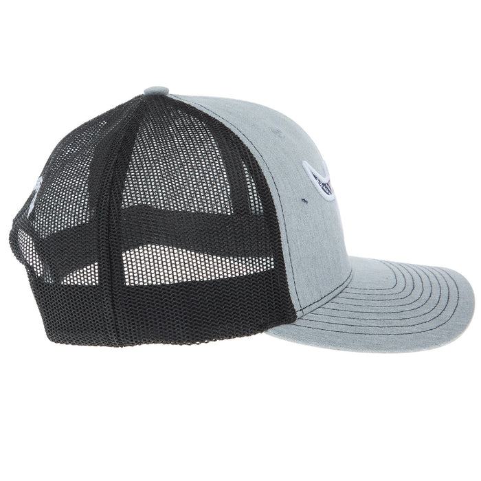 NRS Teamroper Grey and Black Flag Logo Cap