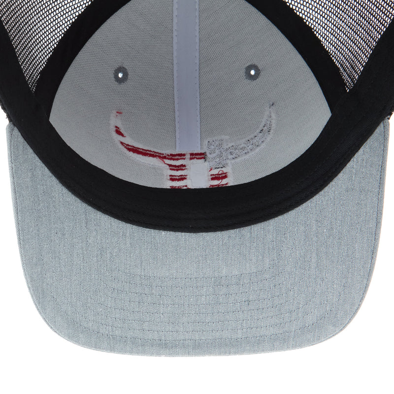 NRS Teamroper Grey and Black Flag Logo Cap