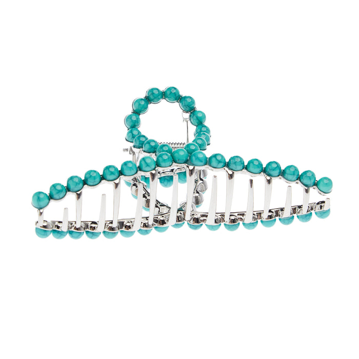Wild Junkie Turquoise Studded Claw Hair Clip