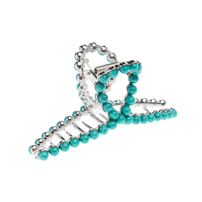 Wild Junkie Turquoise Studded Claw Hair Clip