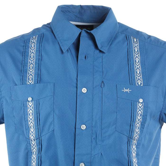 Texas Standard Men's Guayabera Libra Cielo Shirt