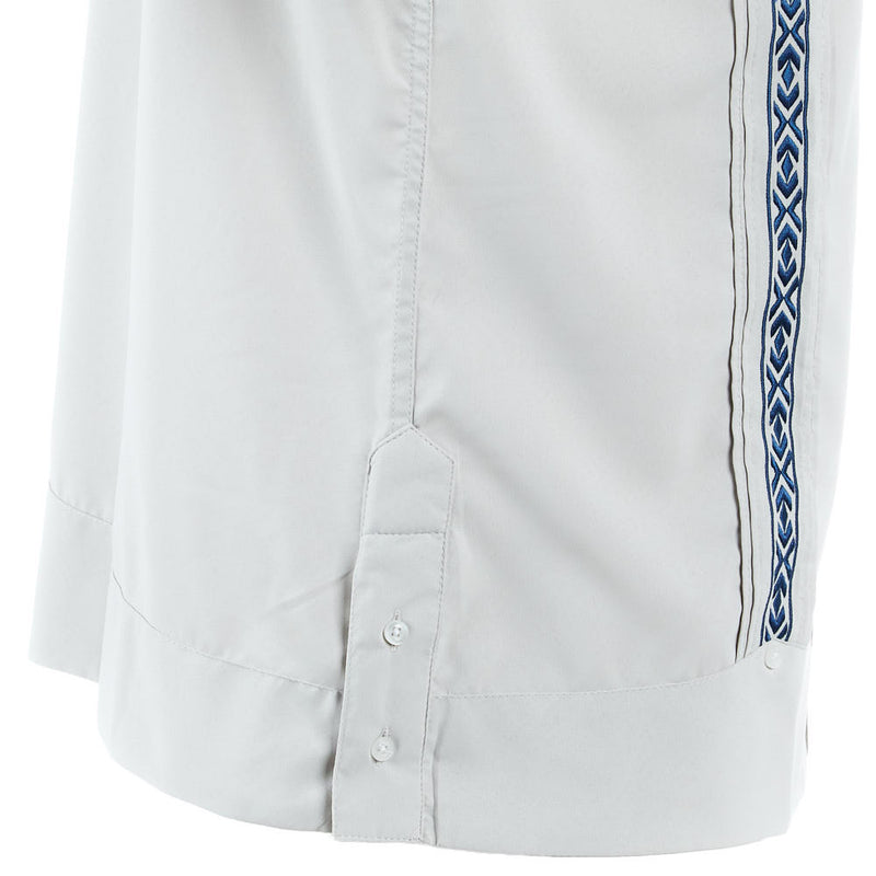 Texas Standard Men's Guayabera Libra Paloma Azul Shirt