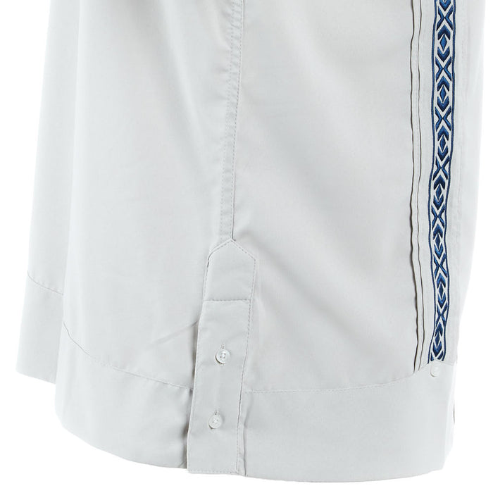 Texas Standard Men's Guayabera Libra Paloma Azul Shirt
