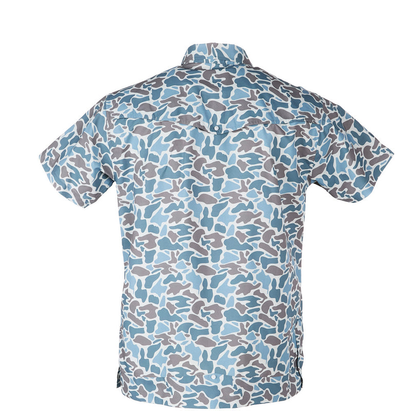 Texas Standard Men's Guayabera Libra Camo Frio Shirt