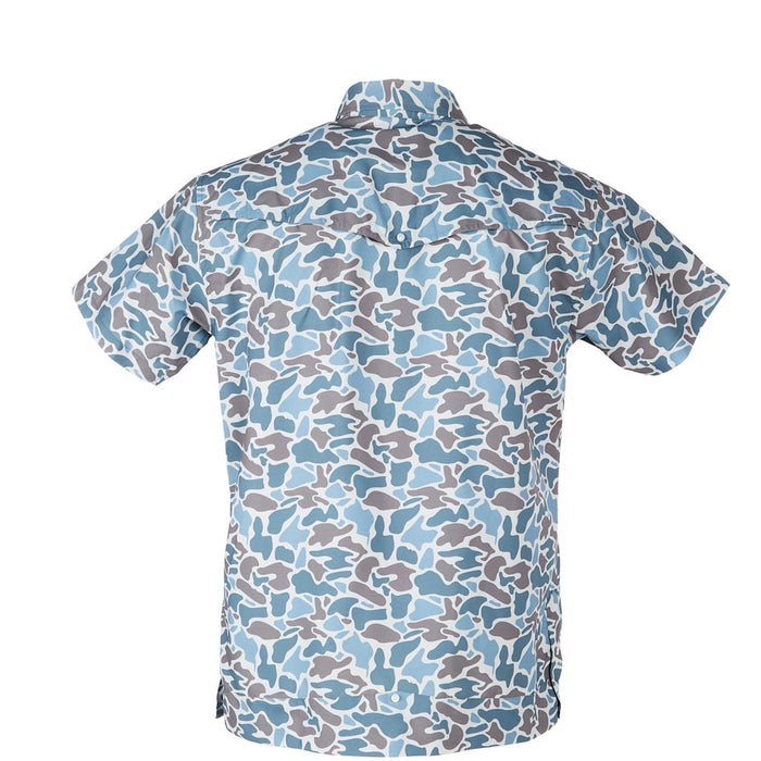 Texas Standard Men's Guayabera Libra Camo Frio Shirt