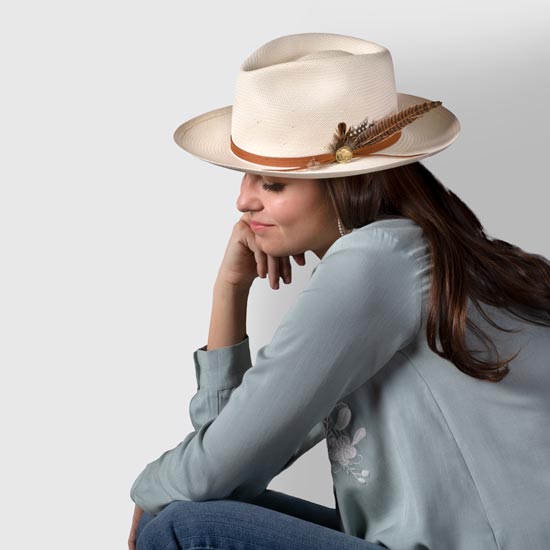 Stetson Hats Tallahassee Shantung 3in. Brim