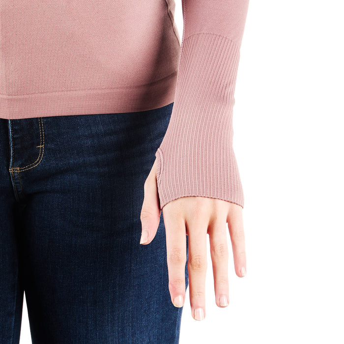 The Tackhack Tack Hack Womens Ballerina Pink Equitation Long Sleeve Tech Tee