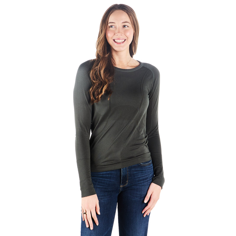 The Tackhack Womens Tack Hack Forest Equitation Long Sleeve Tech Tee