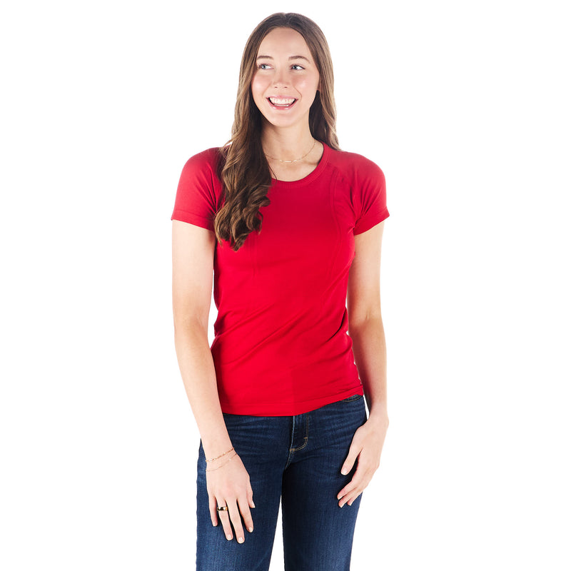 The Tackhack Womens Tack Hack Cherry Equitation Short Sleeve Tech Tee