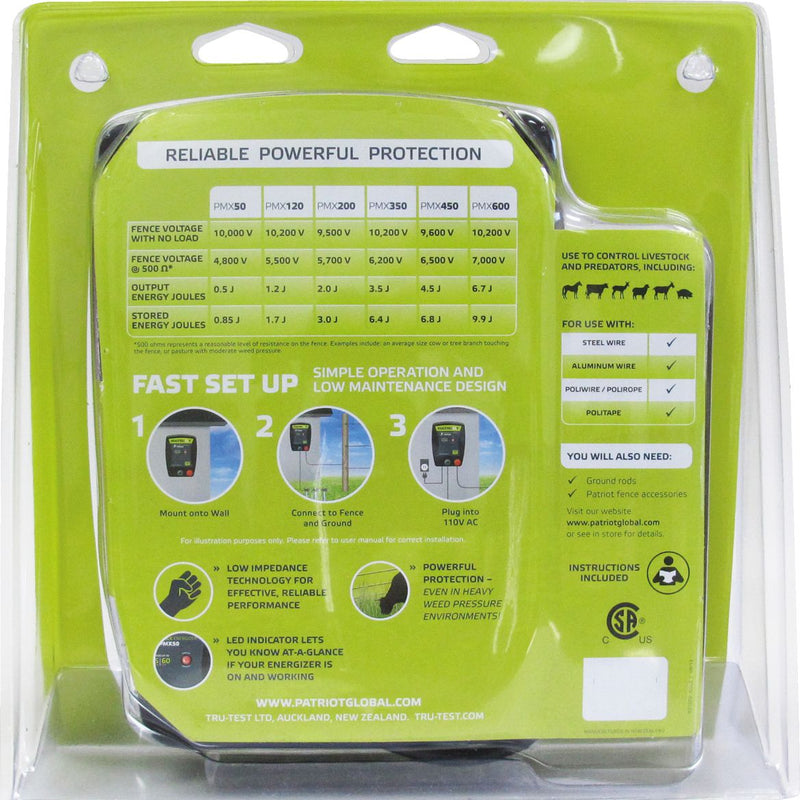 Patriot Fencing PMX50 Energizer (AC)110V