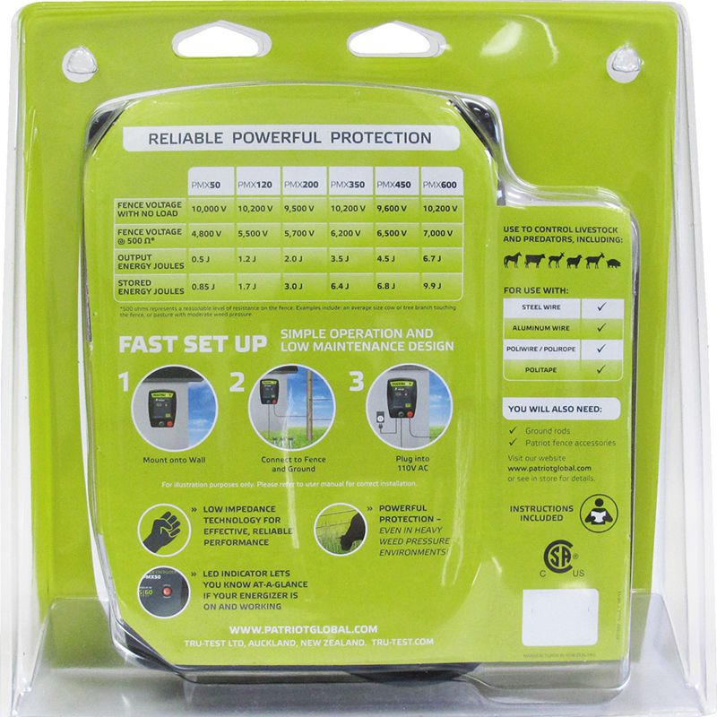 Patriot Fencing PMX120 Energizer (AC) 110V