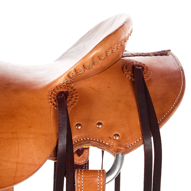 Trent Ward Roughout with a Rawhide Swell WJ Ranch Roper