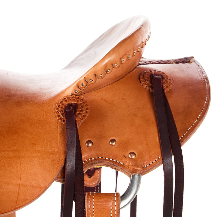 Trent Ward Roughout with a Rawhide Swell WJ Ranch Roper