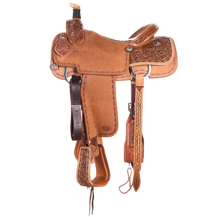 Trent Ward 1/4 Breed Floral with Full Border Arizona Team Roper