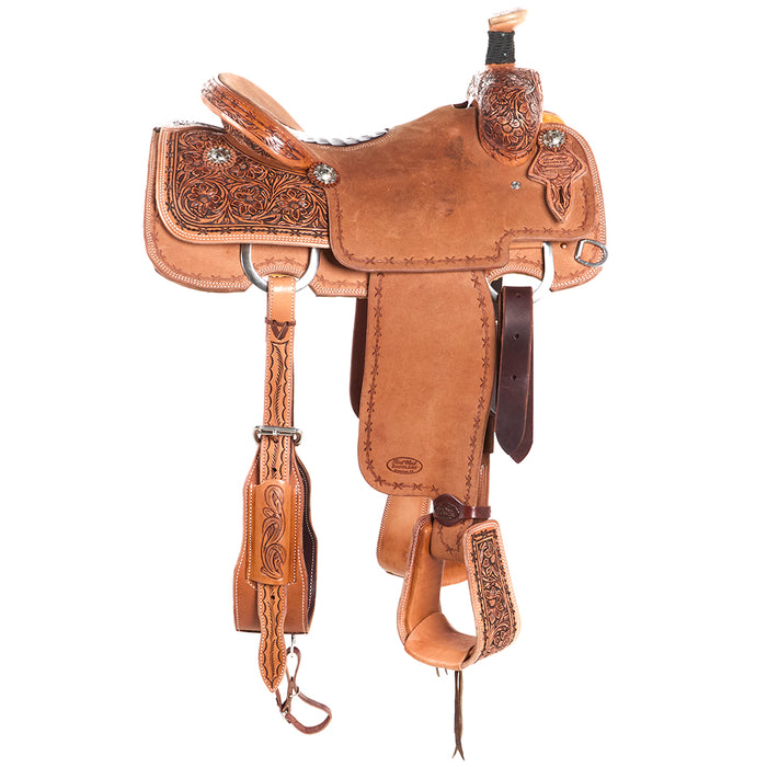 Trent Ward 1/4 Breed Floral with Full Border Arizona Team Roper