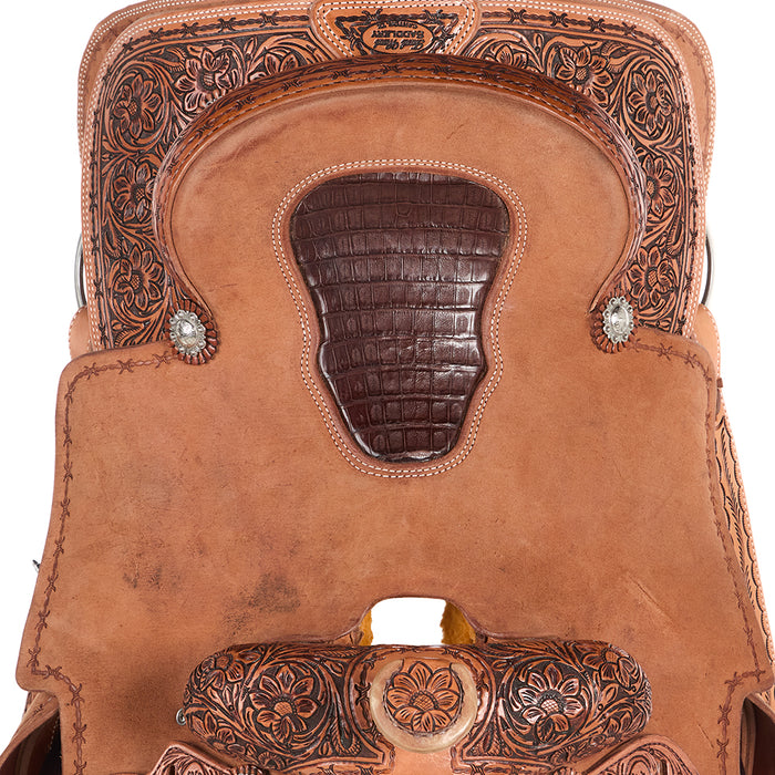 Trent Ward 1/4 Breed Floral with Full Border Arizona Team Roper