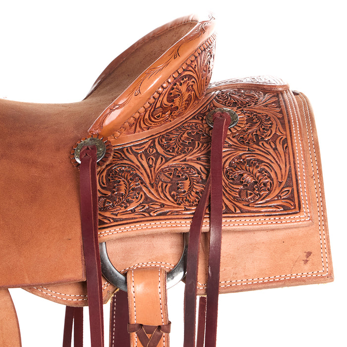 Trent Ward 1/2 Breed Oak and Acorn Will James Ranch Roper