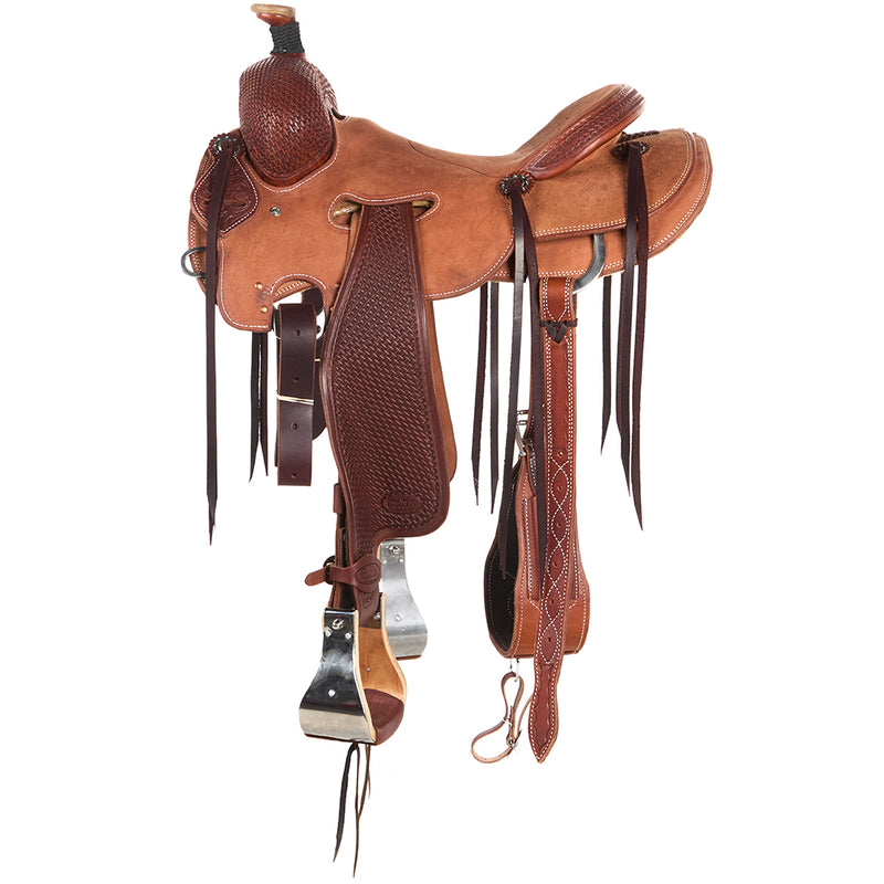 Trent Ward 1/3 Breed Basket Stamp Sam Houston Ranch Roper