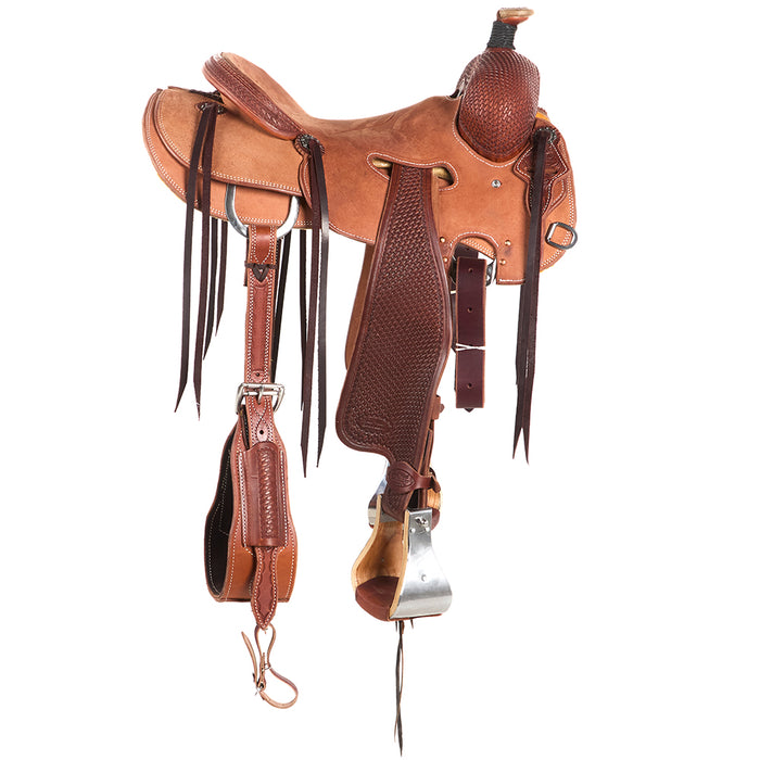 Trent Ward 1/3 Breed Basket Stamp Sam Houston Ranch Roper