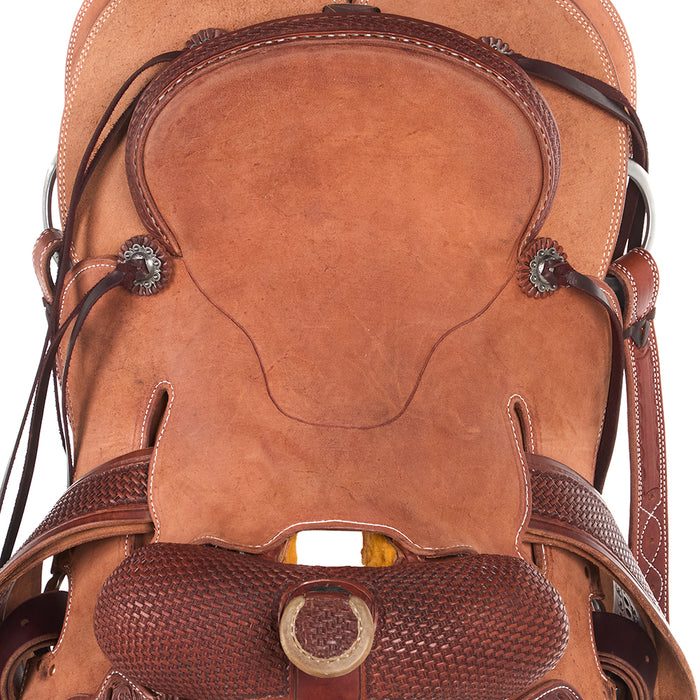 Trent Ward 1/3 Breed Basket Stamp Sam Houston Ranch Roper