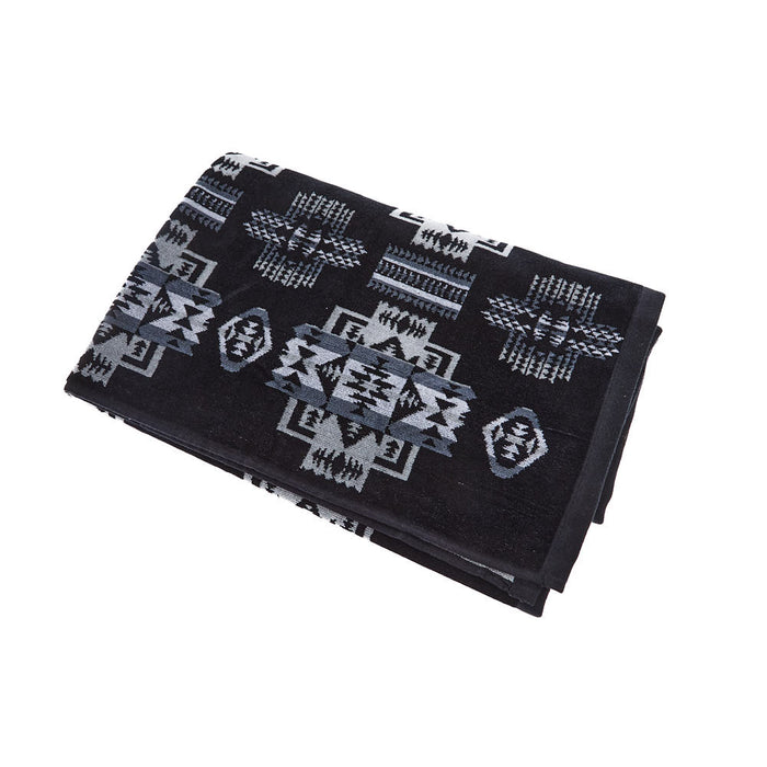 Rod's True Western Southwest Black and White Oversized Towel