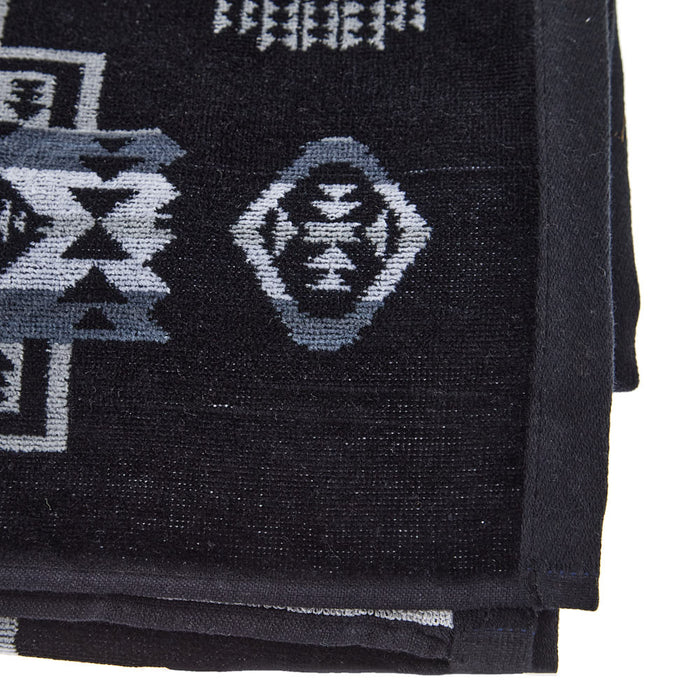 Rod's True Western Southwest Black and White Oversized Towel
