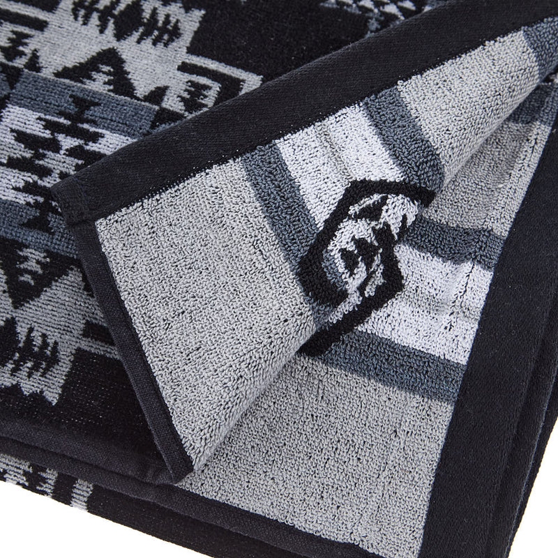 Rod's True Western Southwest Black and White Oversized Towel