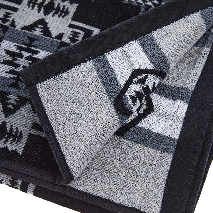 Rod's True Western Southwest Black and White Oversized Towel