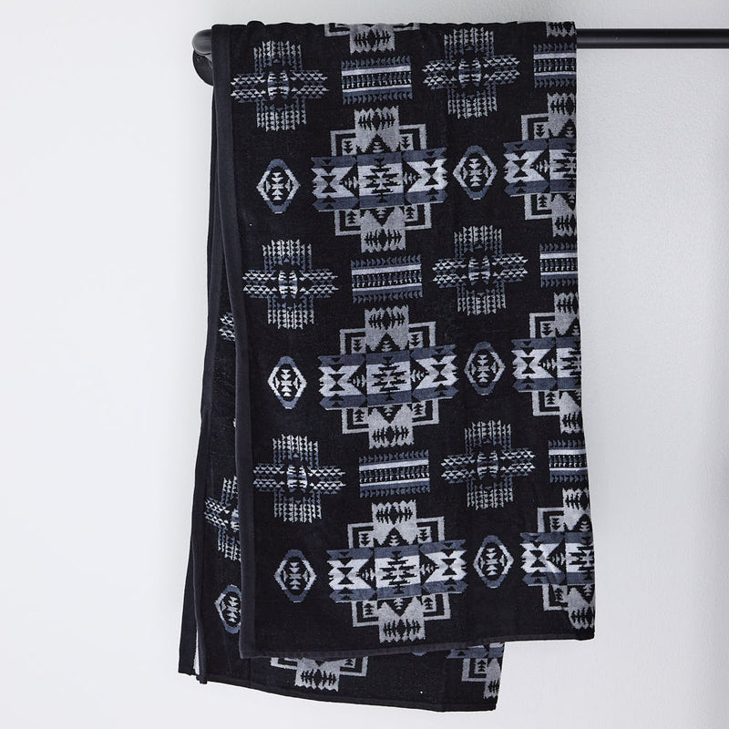 Rod's True Western Southwest Black and White Oversized Towel