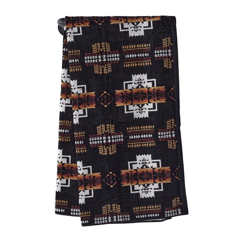 Rod's True Western Southwest Black Oversized Towel